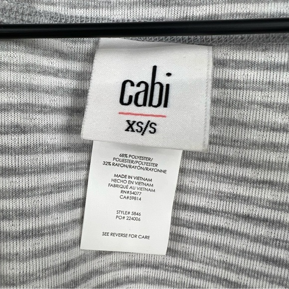 Cabi Gray ATC Cape #5846 Polka Dots Layering Poncho Cardigan XS/S Versatile - Picture 5 of 7